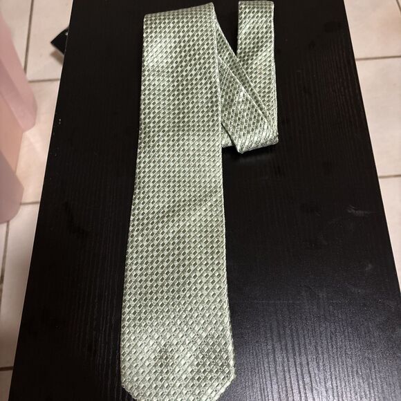 Michael Kors Other - Michael Kors Mens Regular fit Tie Necktie Green Geometric